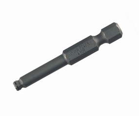 Wiha Tools 71736 MagicRing Screw Holding Ball End Hex Inch Power Bit, 7/32" x 50 mm
