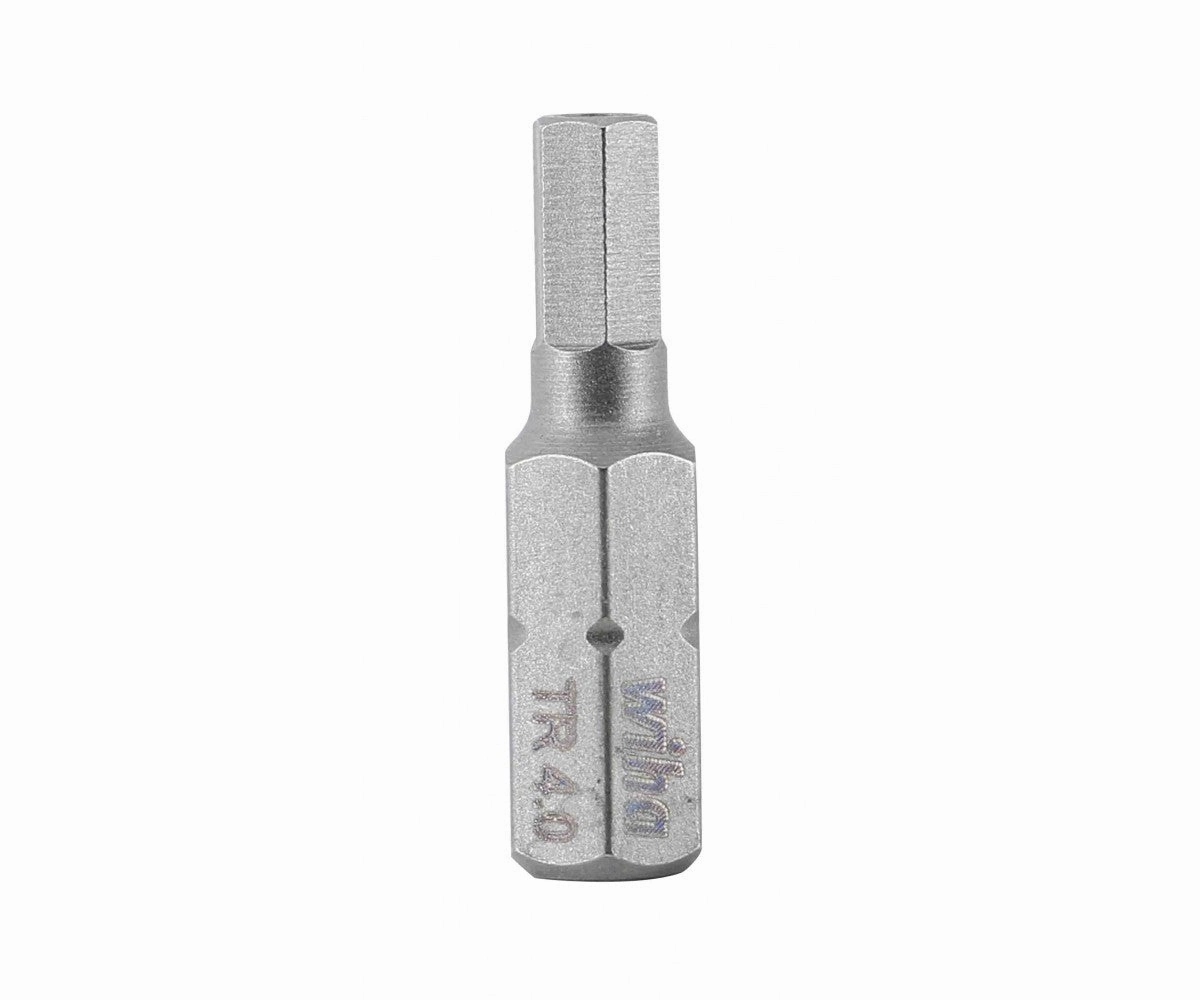Wiha Tools 71943 Security Hex Insert Bit, 4.0 mm x 25 mm, 10 Pk.