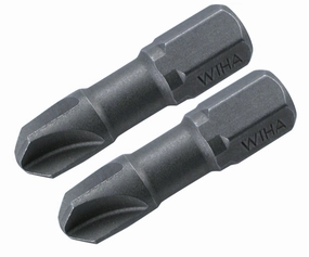 Wiha Tools 71949 Tri-Wing Insert Bit, #0 x 25 mm, 2 Pk.
