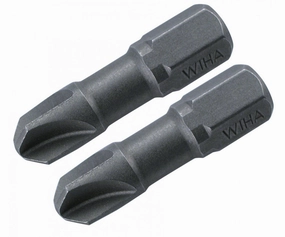 Wiha Tools 71958 Torq-Set Insert Bit, #8 x 25 mm, 2 Pk.
