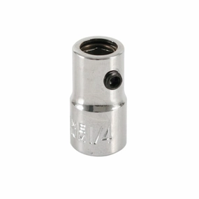 Wiha Tools 72014 Bit Holding Socket with Retaining Ring, 1/4" Bit to 1/4" Square Drive