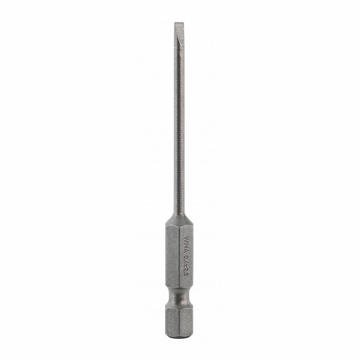 Wiha Tools 74033 Slotted Power Bit, 2.5 mm x 70 mm, 10 Pk.