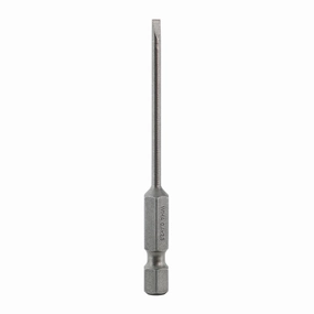 Wiha Tools 74033 Slotted Power Bit, 2.5 mm x 70 mm, 10 Pk.