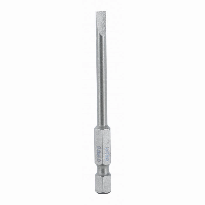Wiha Tools 74036 Slotted Power Bit, 4.0 mm x 70 mm, 10 Pk.