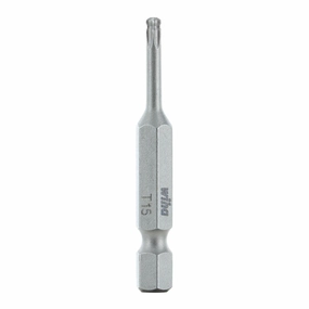 Wiha Tools 74528 TORX Ball End Power Bit, T15 x 50 mm, 10 Pk.