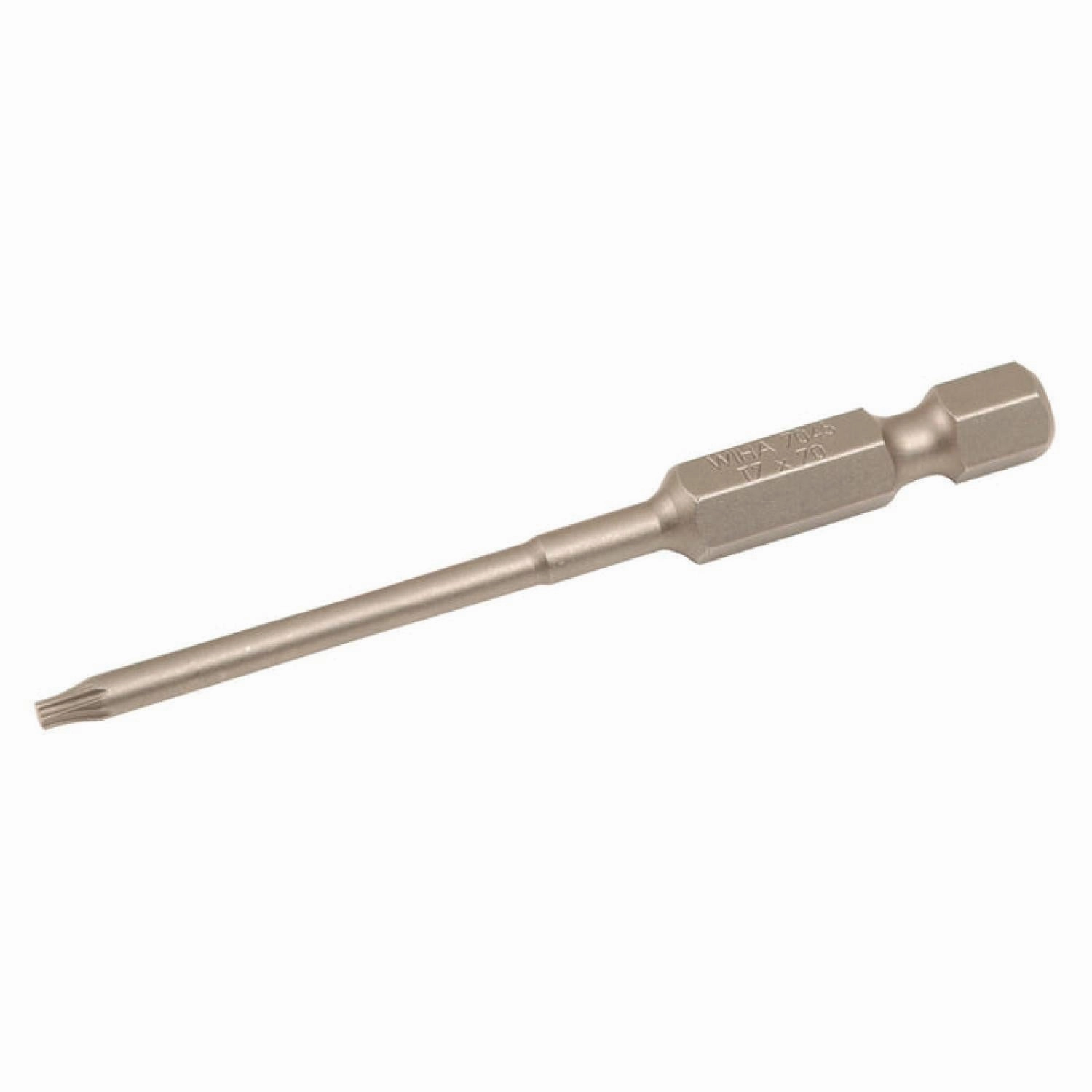 Wiha Tools 74538 TORX Power Bit, T7 x 70 mm, 10 Pk.