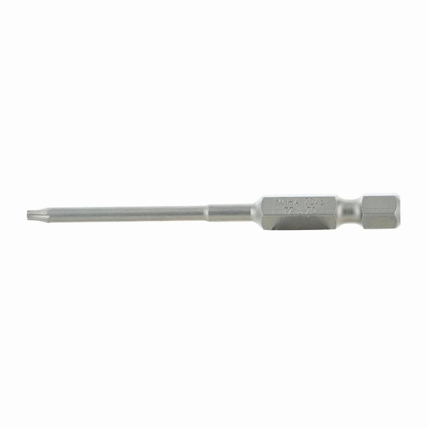 Wiha Tools 74538 TORX Power Bit, T7 x 70 mm, 10 Pk.