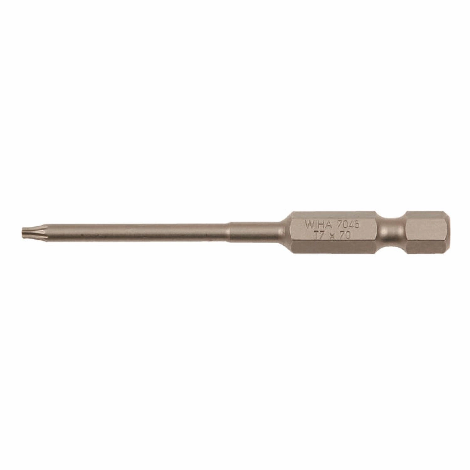 Wiha Tools 74538 TORX Power Bit, T7 x 70 mm, 10 Pk.