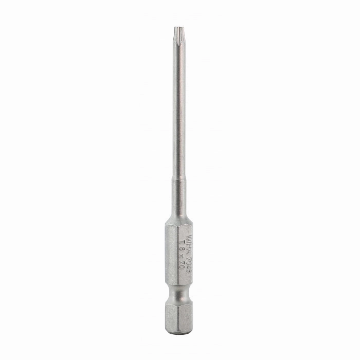 Wiha Tools 74542 TORX Power Bit, T8 x 70 mm, 10 Pk.