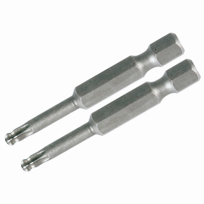 Wiha Tools 74543 TORX Ball End Power Bit, T20 x 50 mm, 2 Pk.