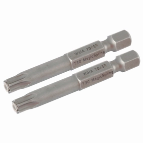 Wiha Tools 74554 MagicSpring TORX Power Bit, T15 x 50 mm, 2 Pk.