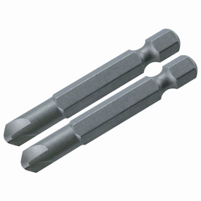Wiha Tools 74967 #8 x 50mm Torq-Set Power Bit, 2 Pack