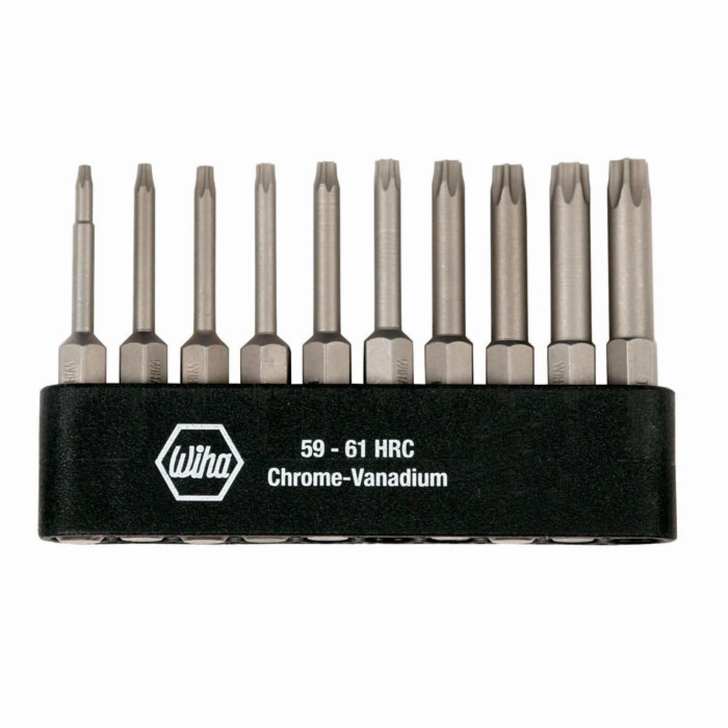 Wiha Tools 74981 TORX Align Power Bit Belt Pack, 10 Pc.
