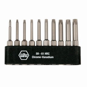 Wiha Tools 74981 TORX Align Power Bit Belt Pack, 10 Pc.