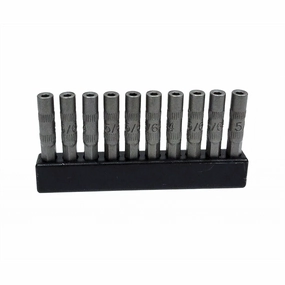 Wiha Tools 75656 4mm System 4 Nut Setter Micro Bit, 10 Pack