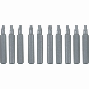 Wiha Tools 75669 System 4 TORX Micro Bits, T10 x 28 mm, 10 Pk.