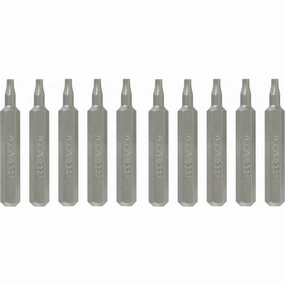 Wiha Tools 75672 System 4 5-Point Pentalobe Micro Bits, PS1 x 28 mm, 10 Pk.