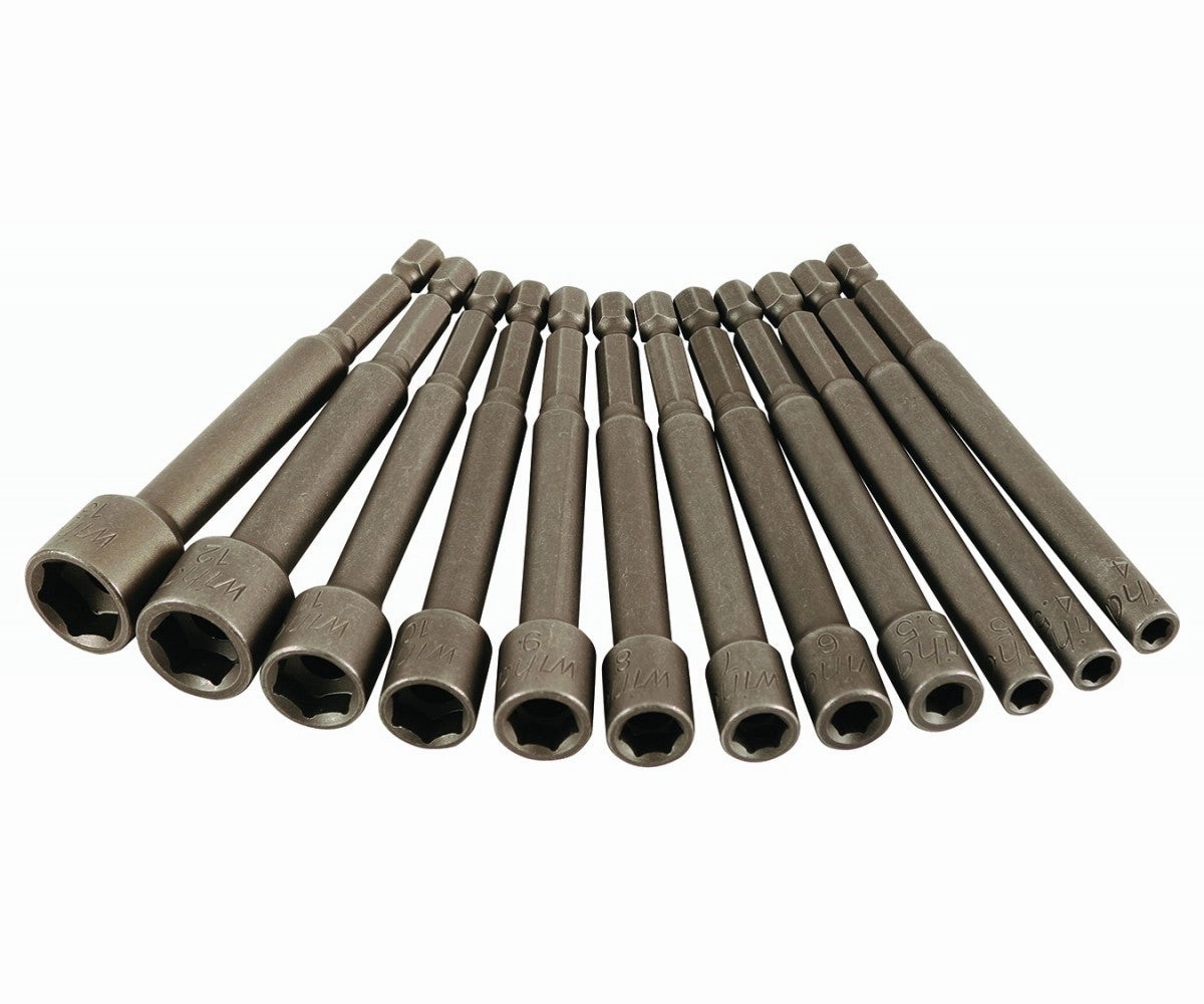 Wiha Tools 76086 Metric Nut Driver Power Blades, 12 Pc. Set