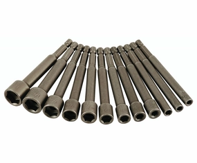 Wiha Tools 76086 Metric Nut Driver Power Blades, 12 Pc. Set