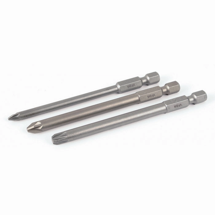 Wiha Tools 76091 Pozidriv Power Blades 3 Piece Set