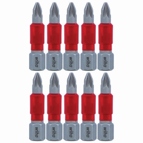 Wiha Tools 76506 MaxxTor Impact Bit Pozidriv #1 x 29mm - 10 Pack