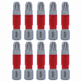 Wiha Tools 76508 MaxxTor Impact Bit Pozidriv #3 x 29mm - 10 Pack