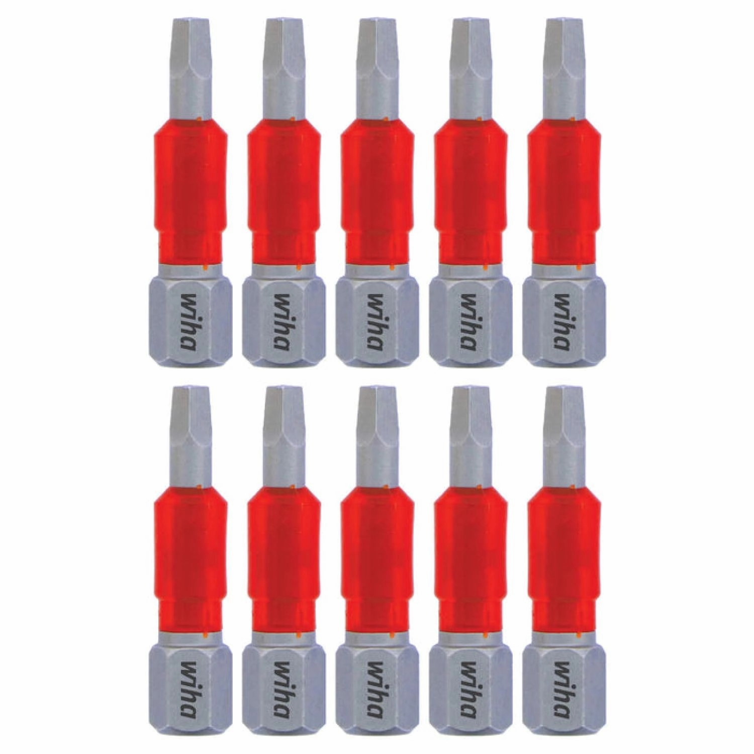 Wiha Tools 76538 MaxxTor Impact Bit Square #1 x 29mm - 10 Pack