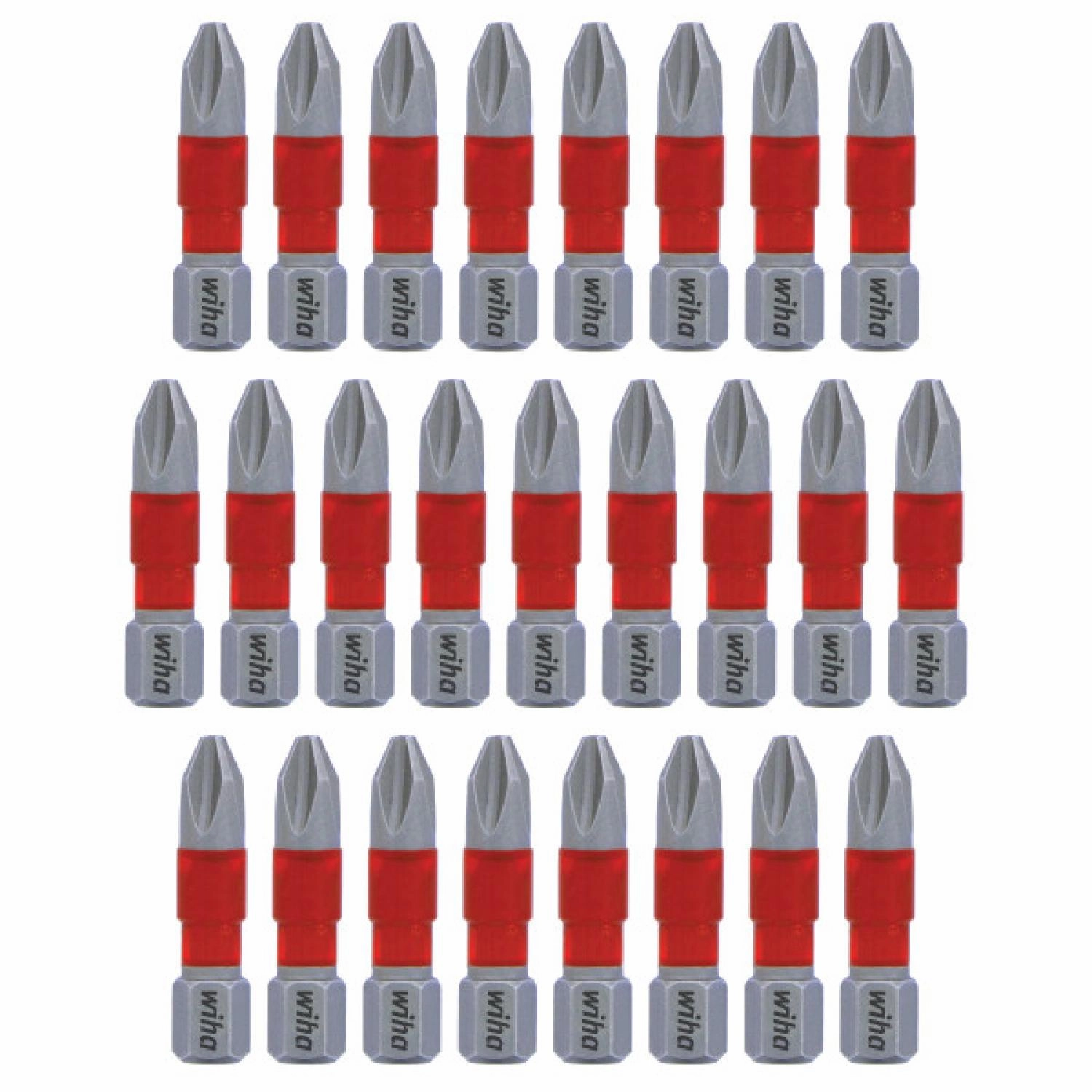 Wiha Tools 76602 MaxxTor Impact Bit Phillips #2 - 29mm - 25 Pack