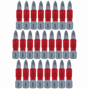 Wiha Tools 76606 MaxxTor Impact Bit Pozidriv #1 - 29mm - 25 Pack