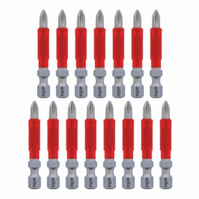 Wiha Tools 76641 MaxxTor Impact Bit Phillips #1 - 49mm - 15 Pack