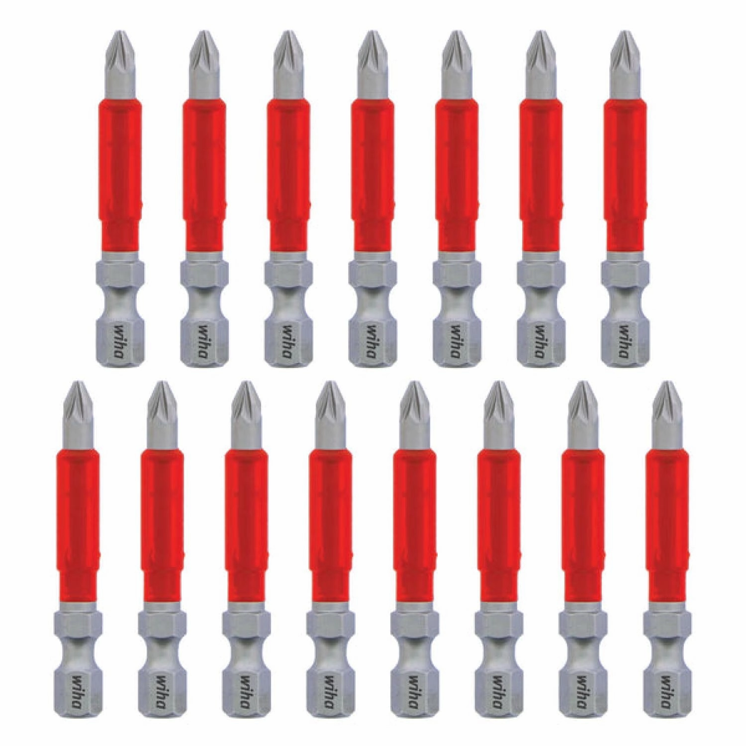 Wiha Tools 76647 MaxxTor Impact Bit Pozidriv #1 - 49mm - 15 Pack