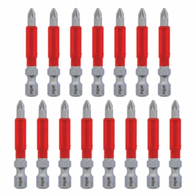 Wiha Tools 76647 MaxxTor Impact Bit Pozidriv #1 - 49mm - 15 Pack