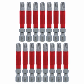 Wiha Tools 76649 MaxxTor Impact Bit Pozidriv #3 - 49mm - 15 Pack