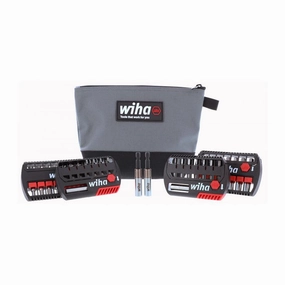 Wiha Tools 76886 34 Piece MaxxTor Impact Bits Set with General Purpose Zipper Pouch