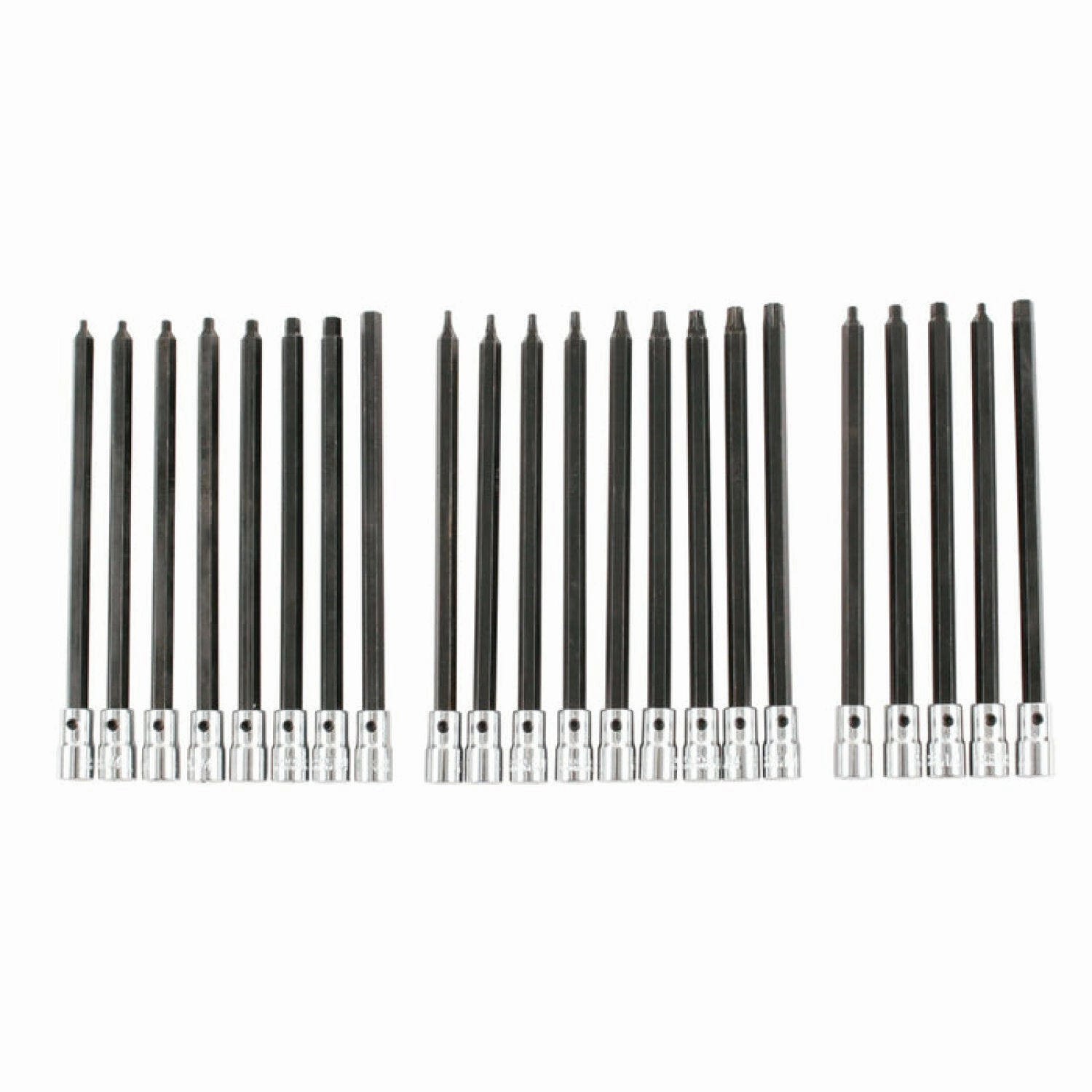 Wiha Tools 77198 22 Piece TORX /Hex Inch/Metric 1/4" Drive Bit Socket Set