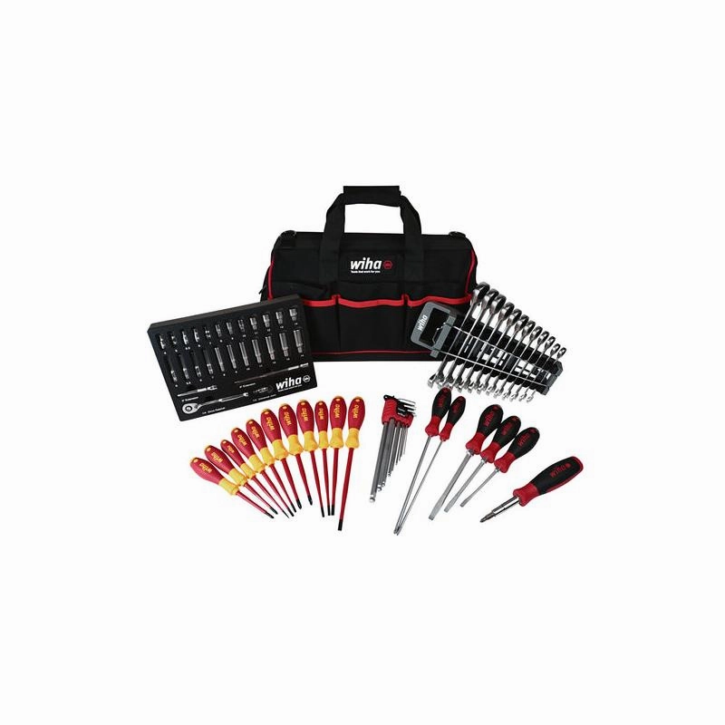 Wiha Tools 91500 75 Piece Mechanics Tool Kit