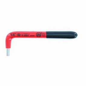 Wiha Tools Tools 13668 Insulated Inch Hex L - Key, 1/4" x 5.3"