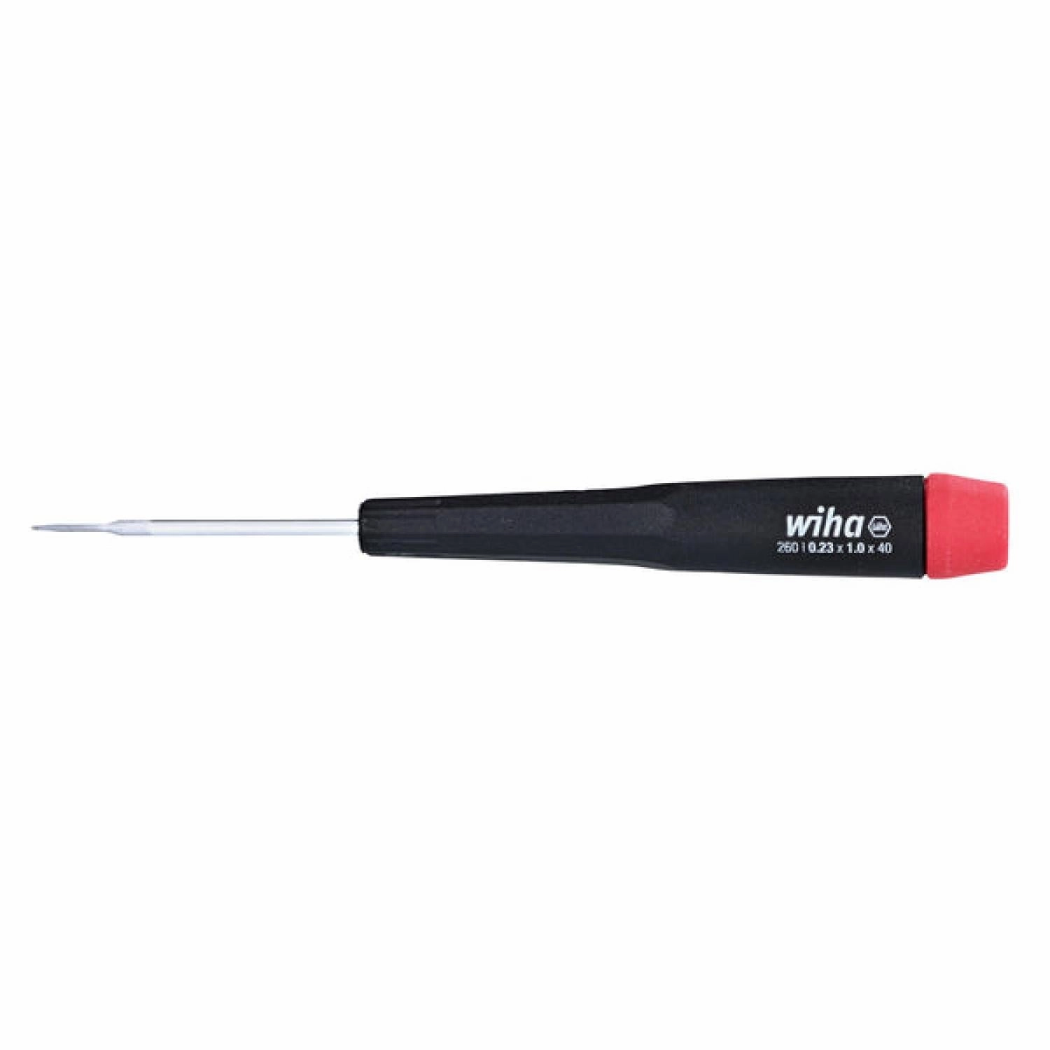 Wiha Tools Tools 26010 1.0 (.039") x 40mm Precision Slotted Screwdriver
