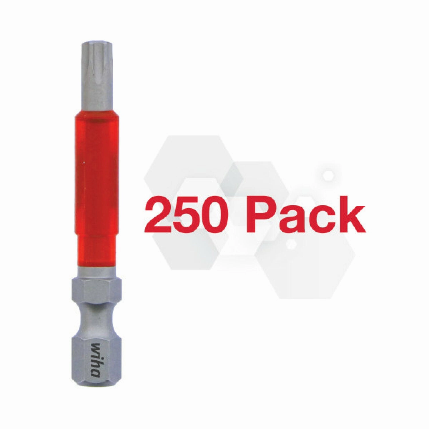 Wiha Tools Tools 76596 Impact Power Bit TORX T25 Pack of 250 Bits