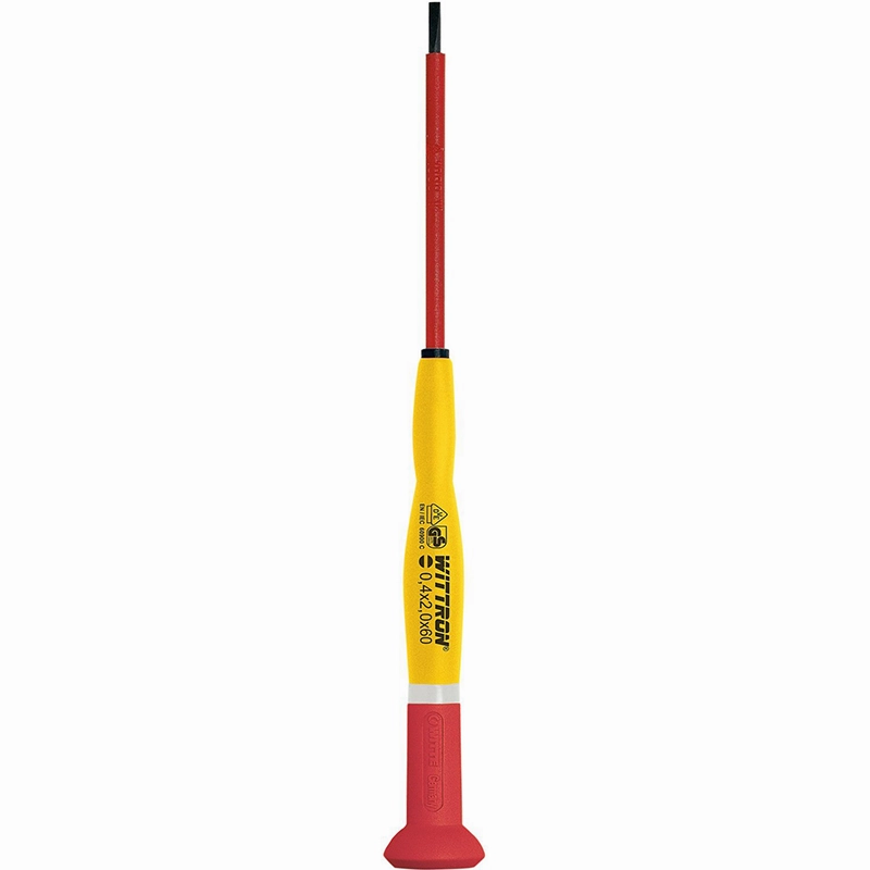 Witte 89935 1.5 x 140mm Wittron Precision Insulated Slotted Screwdriver