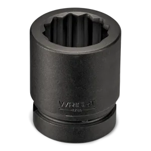 Wright Tool 67H44  3/4" Drive 12 Point Standard Impact Socket - 1-3/8"