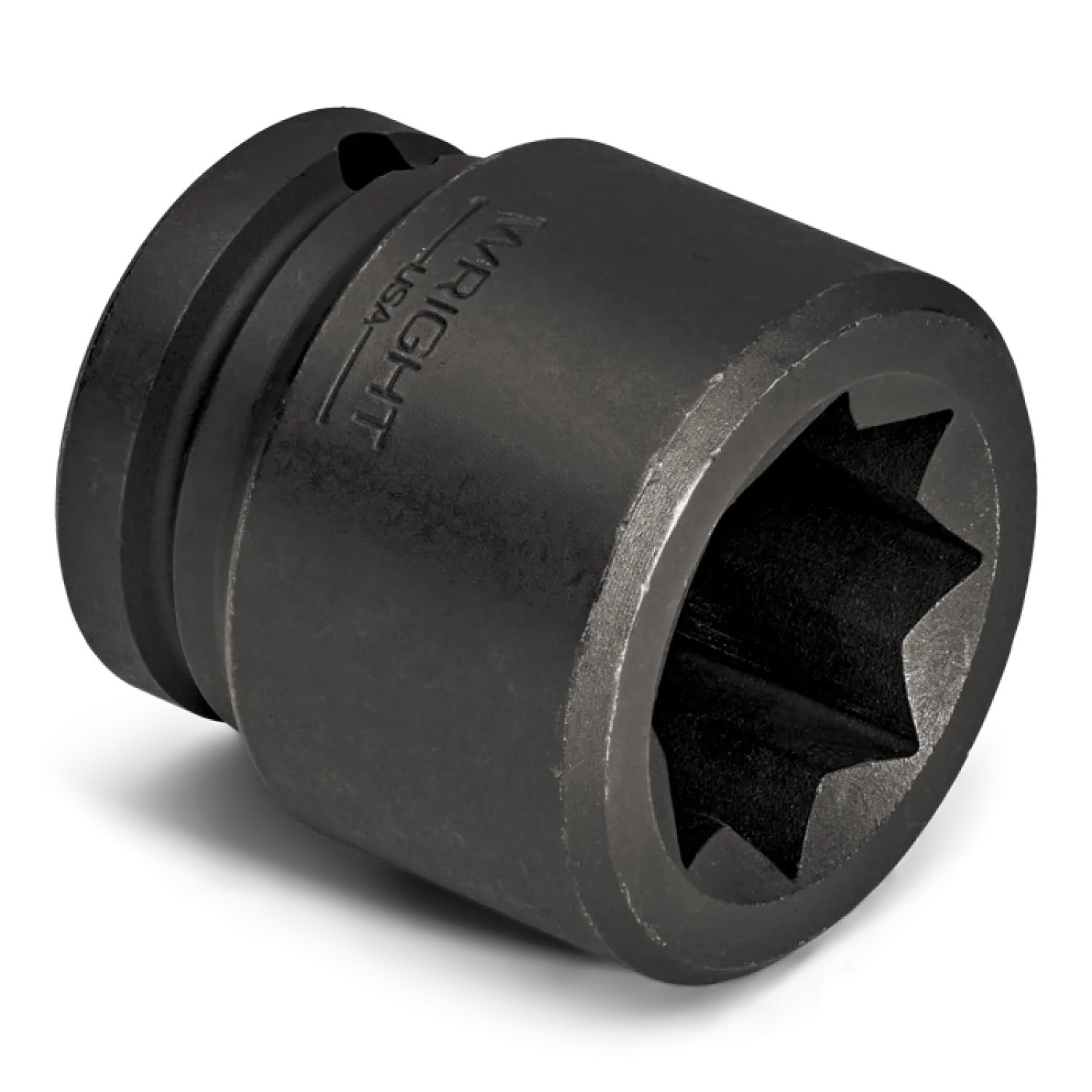 Wright Tool 8809 1" Drive 8 Point Standard Impact Socket - 1-1/8"