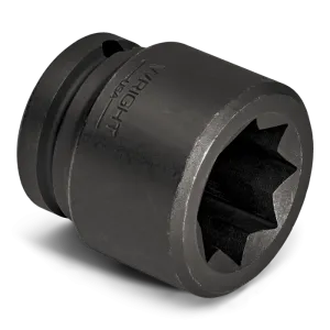 Wright Tool 8809 1" Drive 8 Point Standard Impact Socket - 1-1/8"