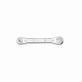 Wright Tool 9397 eversible Ratcheting Box Wrench, 1/4"-3/16" Square x 916"-1/2" Hex